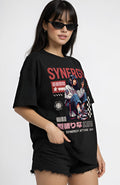 SYNERGY Attire Anime Print Tee – Premium Oversized Fit