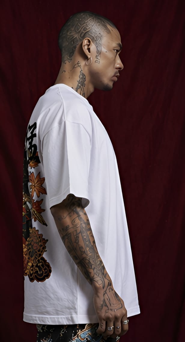 TEE SHED Japanese Art Oversized Tee – Limited Edition